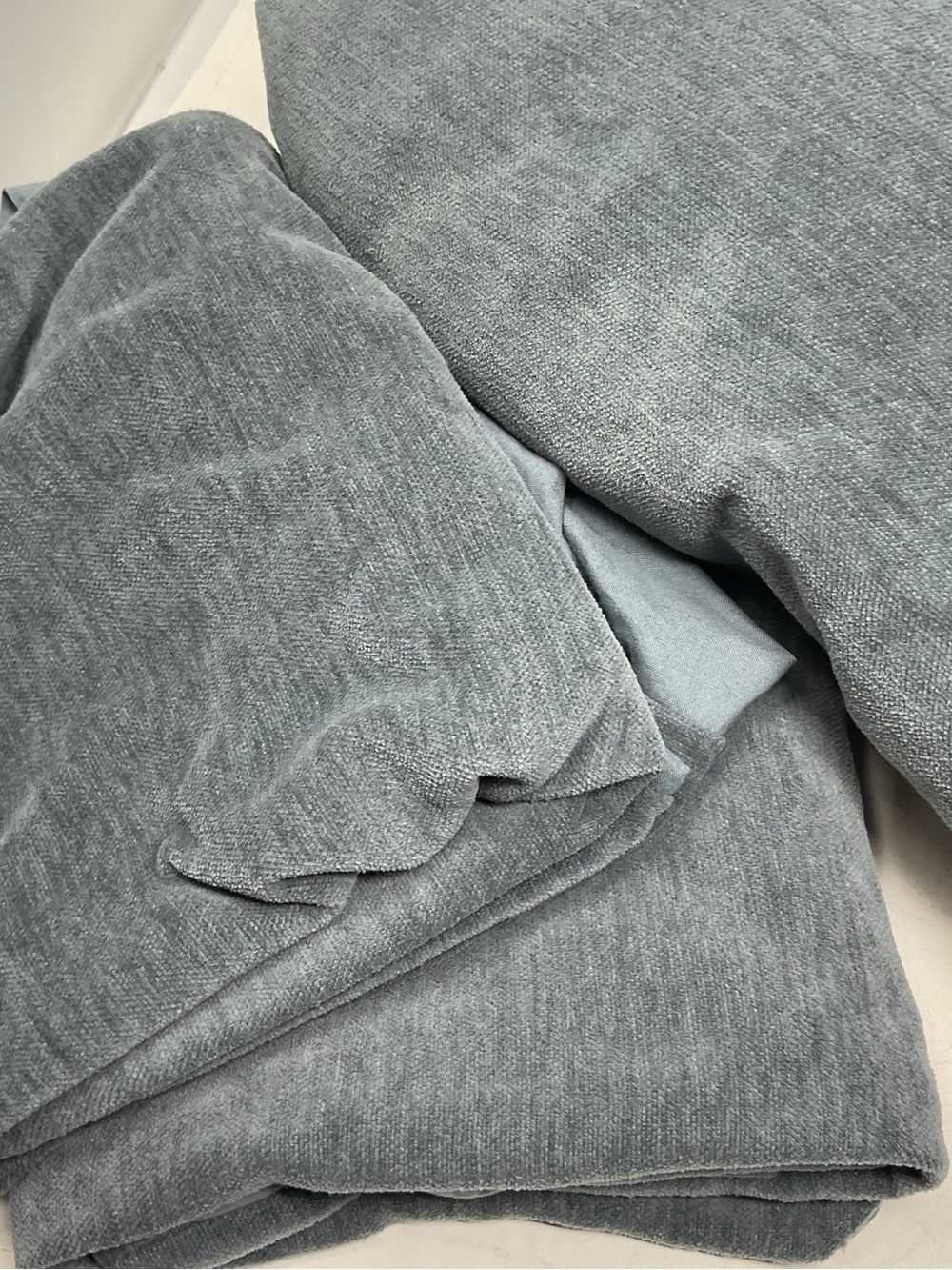 Pottery Barn Slate Blue plush Duvet Cover - Picture 2 of 6